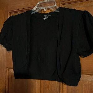 Maurice’s black shrug in medium